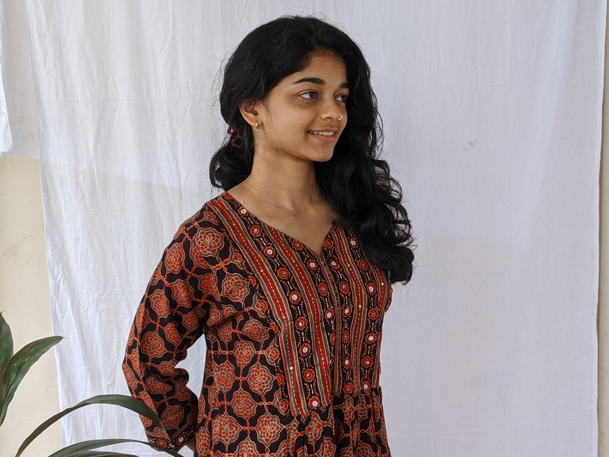 Ajrakh Cotton Dress
