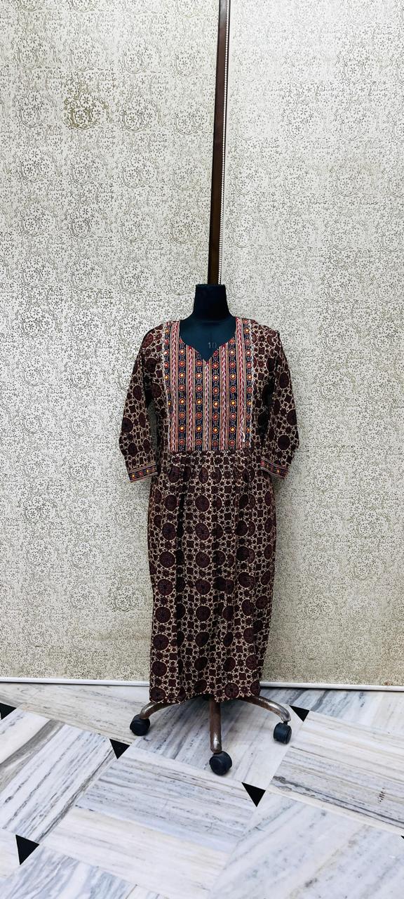 Ajrakh Cotton Dress
