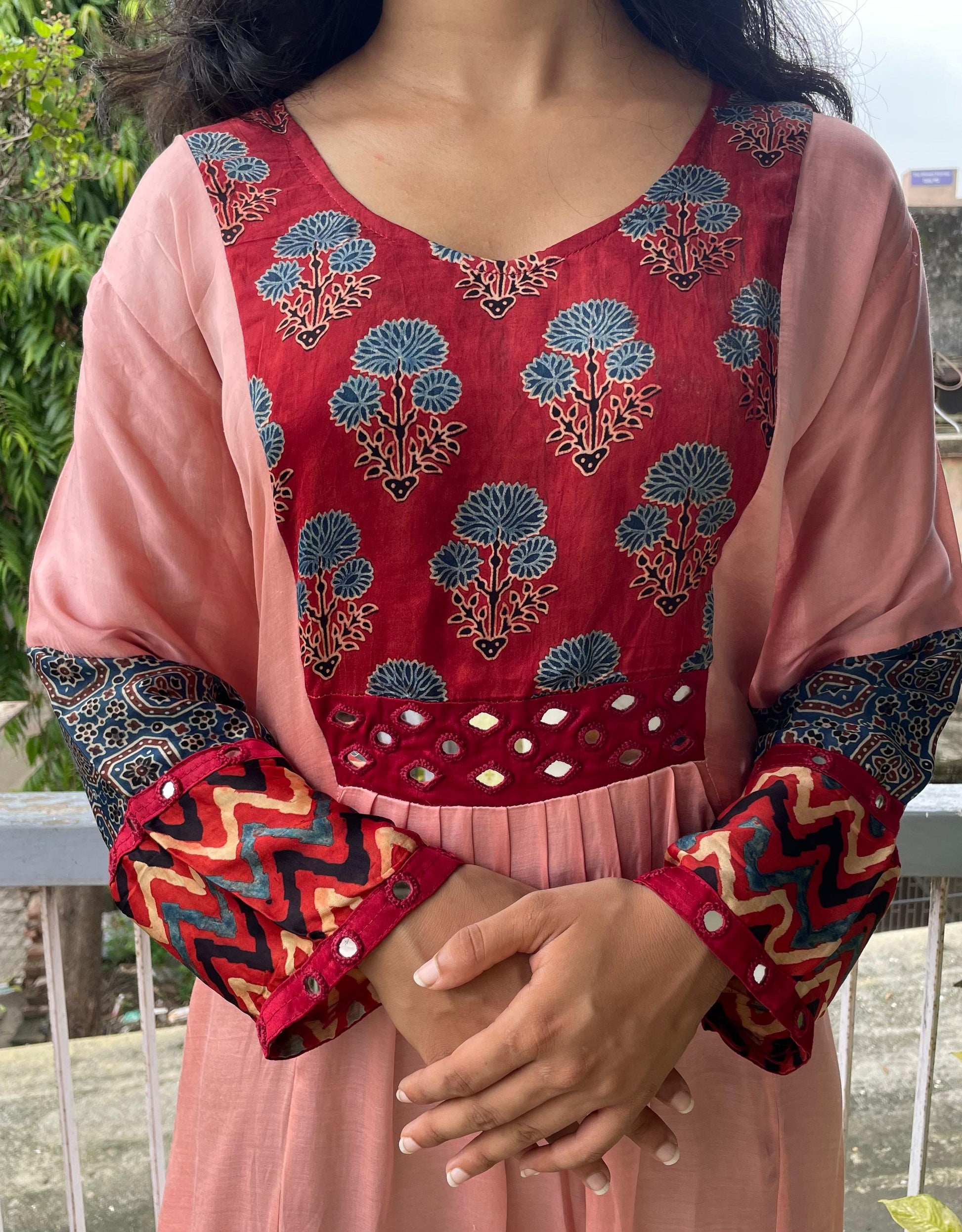 Mudal silk dress