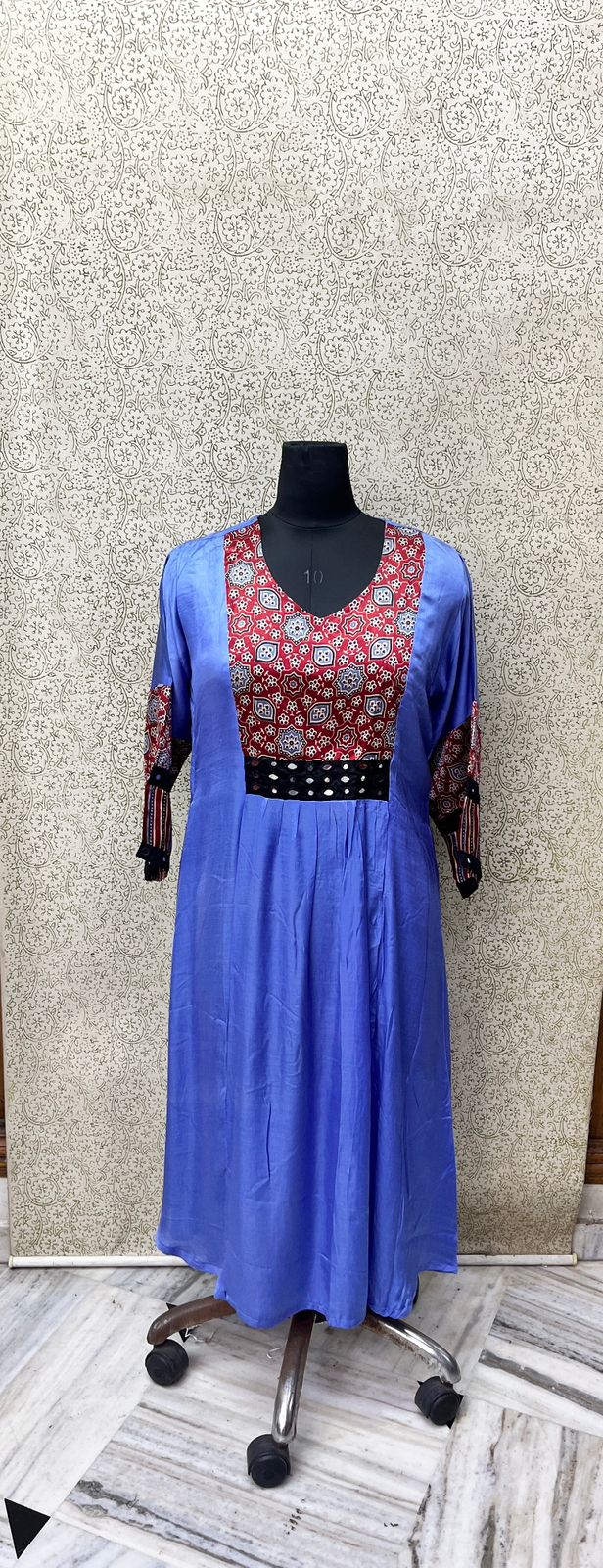 Mudal silk dress
