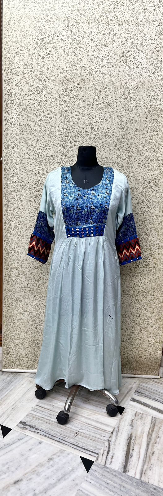 Mudal silk dress